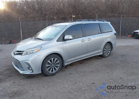 2020 Toyota Sienna Limited Premium z USA, uszkodzony, nr VIN 5TDDZ3DC7LS248163